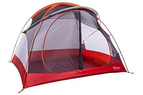 Marmot Midpines 4-Person Tent | Weather-Resistant and Durable, Orange Spice/Arona