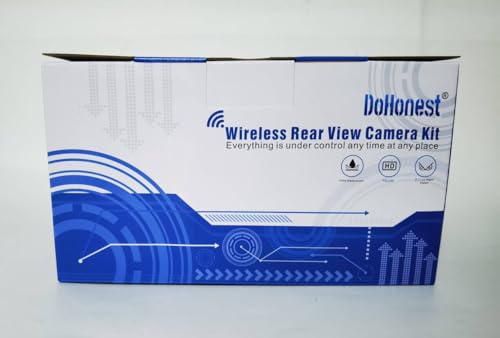 RV Backup Camera Wireless Easy Setup: for Furrion Pre-Wired Mount Integrated Kit 7'' Touch Key Monitor Recording HD 1080P Aluminum Durable Trailer Camper Rear View Camera 4 Channels DoHonest S21