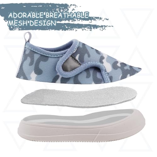 Toandon Girls Boys Kids Sneakers Loafer Shoes Slip On Toddler Sequins Glimmer Glitter Canvas Sparkle Low Top Non Slip Rubber Sole Lightweight Breathable Walking Outdoor Fashion Casual Grey Size 2