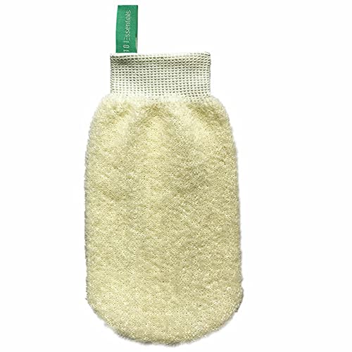 Rough Exfoliating Body Scrubber Glove for Shower - Rough Massage Bath Mitt for Deep Cleansing and Blood Circulation - Pack of 1 - Beige - by 101 Essentials