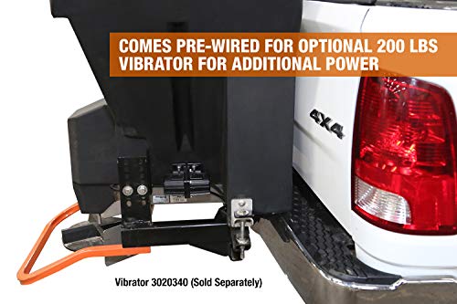 Buyers Products SaltDogg TGS03 Tailgate Salt Spreader, Made In The USA, 8 cu ft/600 lb Capacity, Horizontal Auger Feed, Commercial Salt Spreader For Truck Tailgate