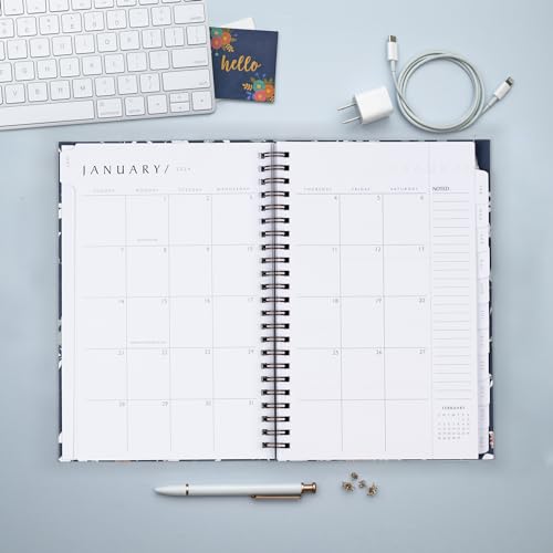 Blue Sky Sustainability 2024 Weekly and Monthly Planner, January - December, 5" x 8", Reinforced Paper Cover, Wirebound, Effie (138329-24)