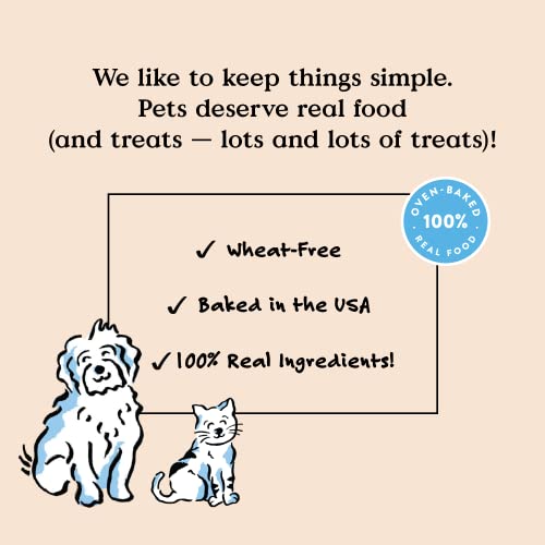 Bocce's Bakery Oven Baked Cheese Recipe Treats for Dogs, Wheat-Free Everyday Dog Treats, Made with Real Ingredients, Baked in The USA, All-Natural Soft & Chewy Cookies, Cheese, 6 oz