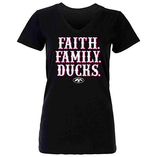 Duck and Buck Commander Faith Family Ducks Tee, Black, Small