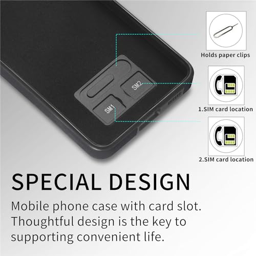 Asuwish Phone Case for Samsung Galaxy S24 Plus S24+ 5G Wallet Cell Cover with Tempered Glass Screen Protector Slim Ring Stand Credit Card Holder Slot S24plus 24S + S 24 24+ Women Girls Boys Men Brown