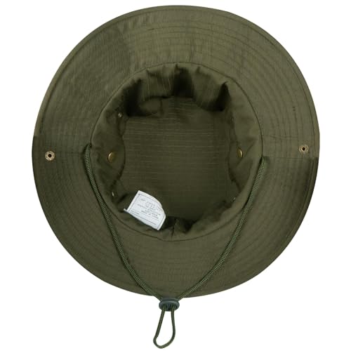 Rosoz Sun Hats for Men Women Boonie Hat UPF 50+ Bucket Hat Wide Brim UV Protection Fishing Hiking Safari Outdoor Hats