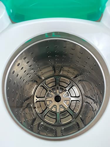 The Laundry Alternative Ninja Spin Dryer - Portable Dryer for Clothes - Spin Dryer for Clothes, with 3200 RPM with High Tech Suspension System - Portable Spin Dryer for Apartments, RV Travel - Emerald