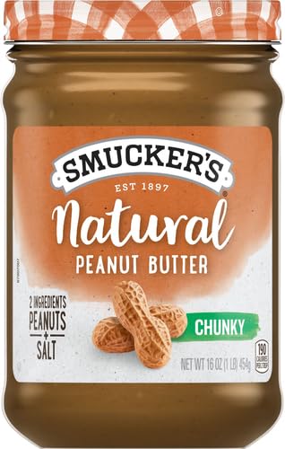 Smucker's Natural Chunky Peanut Butter, 16 Ounces