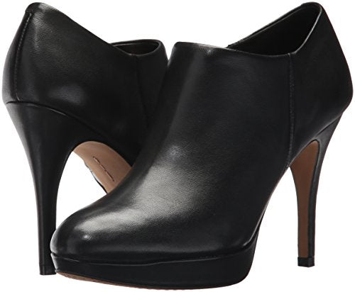 Vince Camuto Women's Elvin Platform Bootie Fashion Boot, Black Nappa, 12
