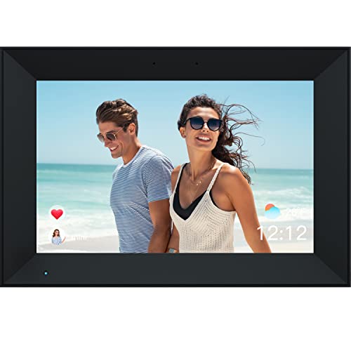 Digital Picture Frame Funcare 10.1 Inch WiFi Digital Photo Frame with IPS HD Touchscreen, Auto-Rotate,Auto Dim, Easy to Share Photos and Videos Instantly from Anywhere via APP