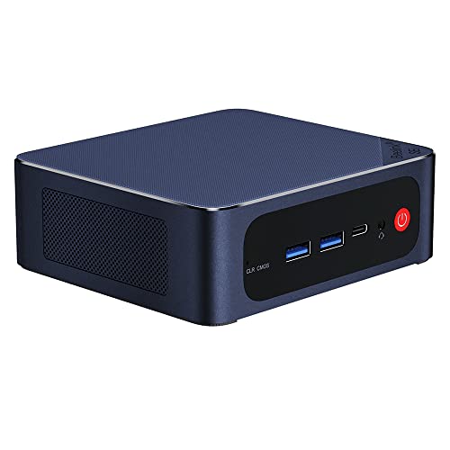 Beelink SEI14 Mini PC with Intel Core Ultra 5 125H (14C/18T), 32GB DDR5, 1TB NVMe M.2 SSD, Triple Display 4K Output, 2.5G LAN, WiFi 6, Bluetooth 5.2 W-11 Mini Desktop Computer