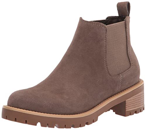 Blondo Women's Mayes Chelsea Boot, Dark Taupe, 9 Wide