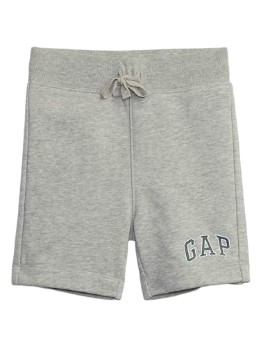 GAP Baby Boys Logo Short Charcoal HTHR Grey 0-3M