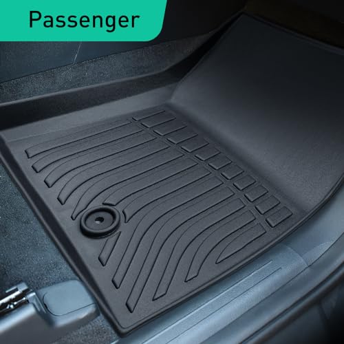 DiffCar® Floor Mats for Hyundai Santa Fe 2023 2022 2021 (Gasoline Models ONLY), Cargo Trunk Liner All-Weather TPE Floor Protectors, for Santa Fe 2021-2023 Interior Accessories (Floor Mats+Cargo Mat)