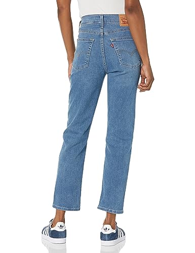 Levi's Women's 724 High Rise Straight Crop Jeans, Everyone's a Winner, 28