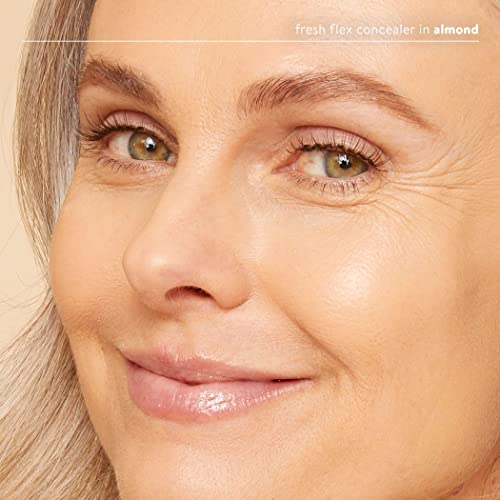 Honest Beauty Fresh Flex Concealer with Niacinamide + Vitamin E + Hyaluronic Acid | Vegan + Cruelty free | Mocha, 0.17 fl oz