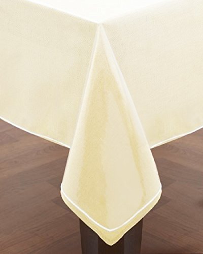 Elaine Karen Clear Plastic Table Cover Protector 100% Waterproof Table Protector Crystal Clear Plastic Tablecloth Cover for Dining Table Heavy Duty Vinyl, 60" x 108" Rectangle