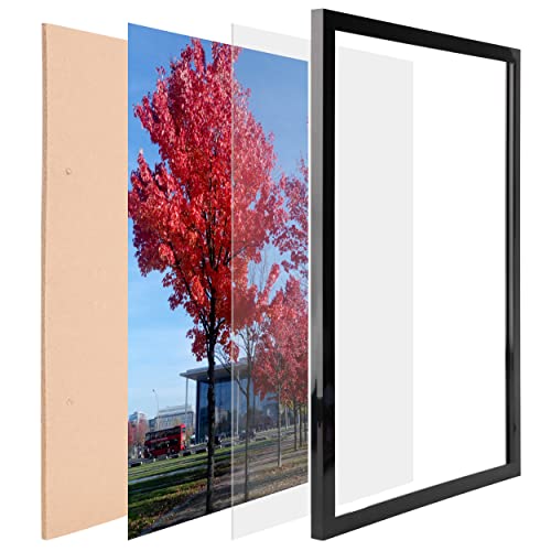Medog 8x10 Picture Frame Black Display Pictures 8x10 Document Certificate Frames Wall Hanging Photo Frame 8x10 Picture Frame, Black, 1 Pack