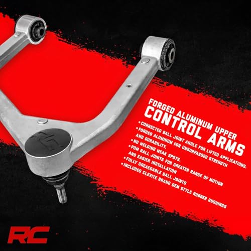Rough Country Forged Upper Control Arms for 07-18 Chevy/GMC Truck & SUV - 19401A
