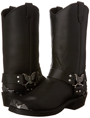 Dingo Men's Chopper Harness Boot,Black,11.5 EW US