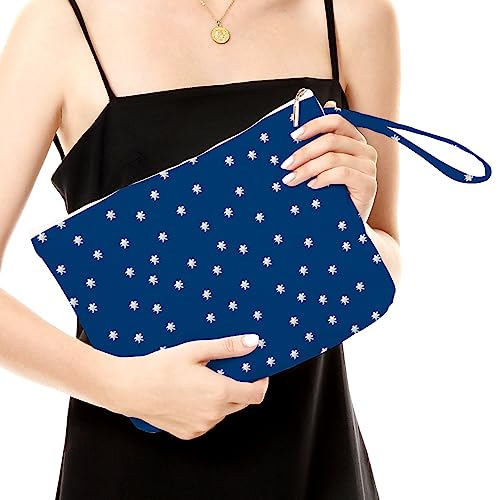 Fokongna Wet Bag, Travel Makeup Bag, Wet Dry Bag, Wet Bag for Swimsuit, Beach Pool Diapers Dirty Yoga Gym Clothes Zipper Pouch for Women Sister Friends Wet Bag Ocean Sea Shells Beach Starfish.361
