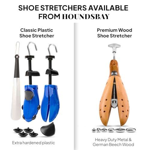 HOUNDSBAY Shoe Stretcher Women (10.5-13) Adjustable Shoe Widener Stretcher for Women, Shoe Expander & Leather Shoe Stretcher - Shoe Trees for Women - Shoe Care Kit
