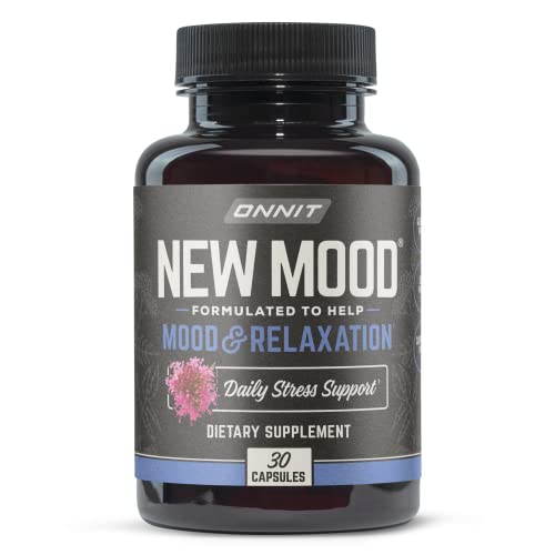 ONNIT New Mood - Occasional Stress Relief, Sleep and Mood Support Supplement, (30 Count)