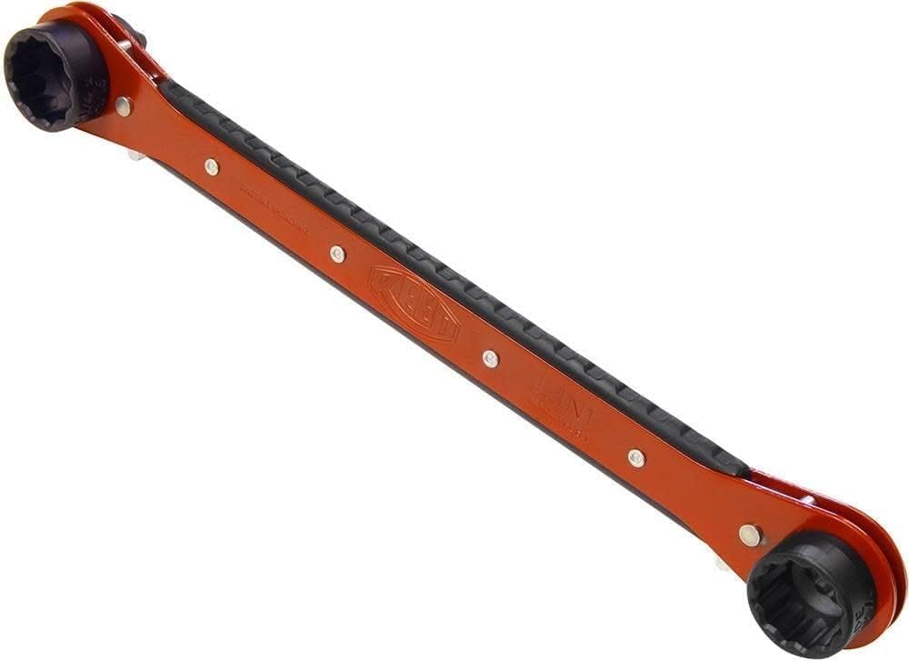 Reed Tool L4N1 Thru-Bolt 4-in-1 Ratchet Wrench