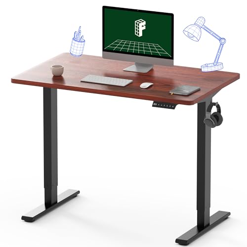 FLEXISPOT Standing Desk Electric Sit Stand Desk with 48 x 24 Inches Ergonomic Memory Controller Adjustable Height Desk with USB Charging Ports