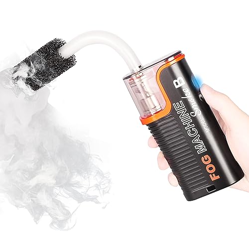 LENSGO Smoke B Smoke Machine, 40W Fog Machine with Remote Control Portable Handheld Forgger for Photography, Outdoor Events, Parties, Stage Effects, Halloween, Disinfection or Weddings