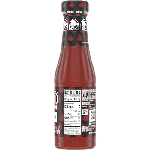 Taco Bell Diablo Sauce (7.5 oz Bottle)