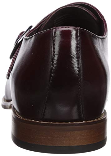 Stacy Adams Men's Desmond Cap Toe Monk Strap Loafer, Cognac, 10 Wide