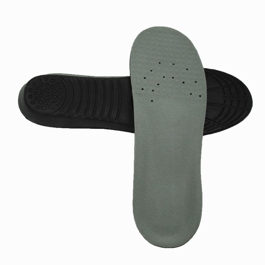 Happystep Memory Foam Insoles with Arch Support, Cushioning, and Shock Absorption - Relieve Plantar Fasciitis and Foot Pain, Comfort Everyday Shoe Insoles for Men & Women (US W: 5-6)