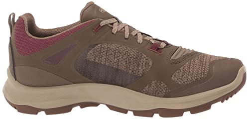KEEN Women's Terradora Flex Low Height Waterproof Hiking Shoes, Vintage Indigo/Peachy, 10