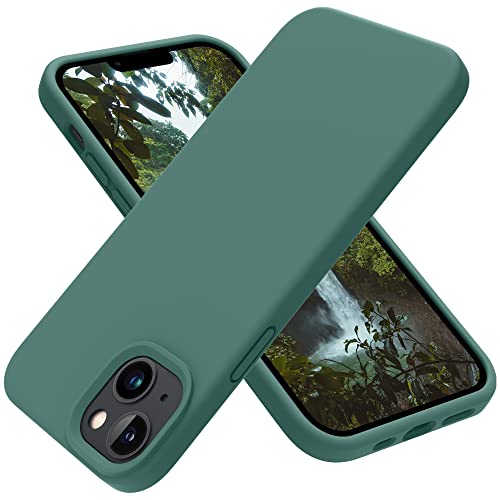 OTOFLY Designed for iPhone 14 Case, Silicone Shockproof Slim Thin Phone Case for iPhone 14 6.1 inch (Midnight Blue)