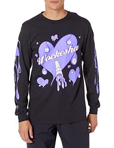 Moneybagg Yo Unisex-Adult Standard Wockesha Long Sleeve, Black, Small