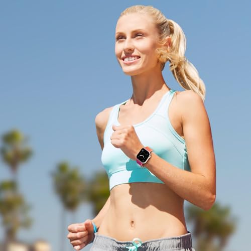 Getino Nylon Band Compatible with Apple Watch Bands 44mm 42mm 45mm 46mm 49mm 40mm 41mm 38mm Women Men, Breathable Soft Weave Stretchy Sport Strap for iWatch Series 10 9 8 7 6 5 4 3 SE Ultra 2 1, Gray