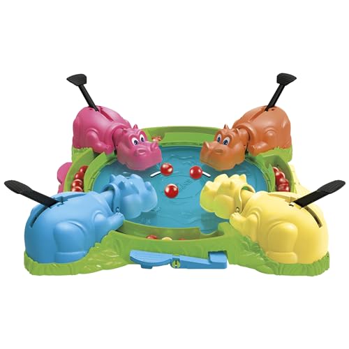 Hungry Hungry Hippos Game for Preschoolers | Instant Marble Relaunch, Easy Set-Up & Storage| Ages 4 and Up | 2 to 4 Players | Kids Games