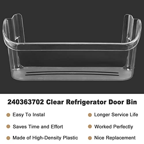 AMI PARTS 240363702 Refrigerator Door Shelf Bin Fit for Frigidaire, Kenmore Refrigerator - Replaces 240363704, 240363705, 240363708, AP2116106, PS430207