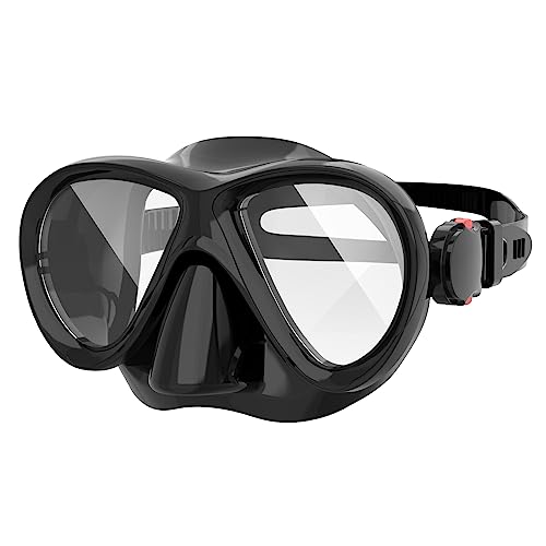 Findway Kids Swim Goggles Snorkel Diving Mask for Youth, Swimming Goggles Anti-Fog 180° Clear View for Kids 4-16 Boy &Girl