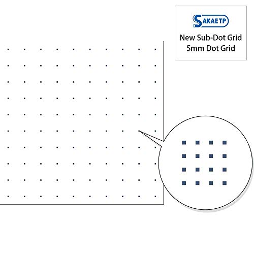 iroful 75 gsm Loose Sheet, 8.27" x 5.85", 100 Sheets/Pack, 5mm-Squared, White, 1 pack (PI-A5P-H5W)