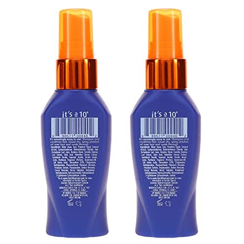 It's a 10 Haircare Miracle Leave-In Plus Keratin, 2 fl. oz. (Pack of 2)