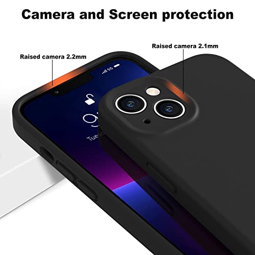 LOVE 3000 Designed for iPhone 13 Case, Premium Silicone with [Camera Protection] [Soft Anti-Scratch Microfiber Lining] Shockproof Protective Phone Case for iPhone 13 Women Men Girls 6.1", Stone