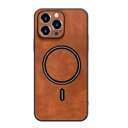 Luhuanx Case for iPhone 15 PRO MAX,Designed for iPhone 15 PRO MAX Case, for Apple 15 Pro Max Phone Cover with Phone Protector-Dark Brown