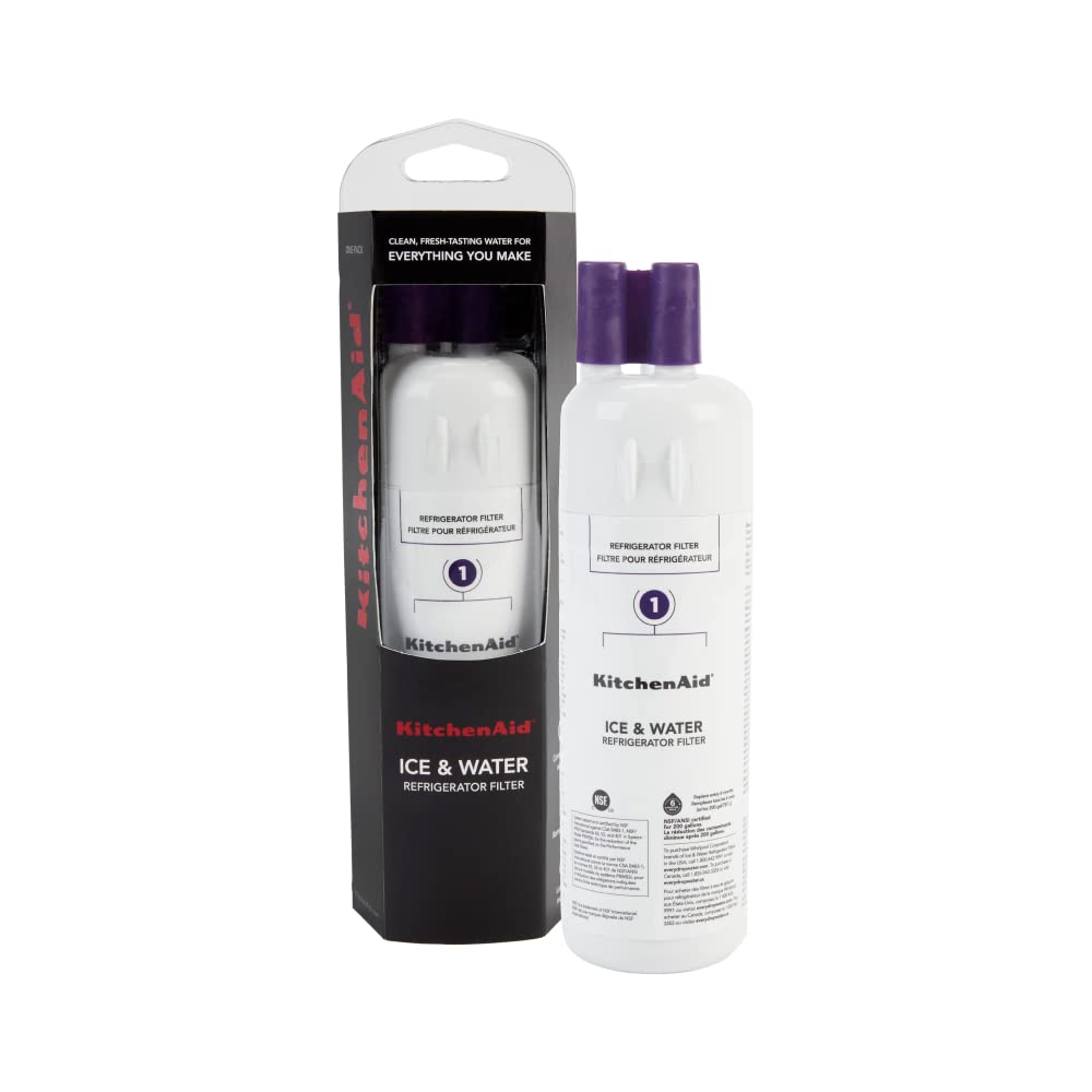 KitchenAid Refrigerator Ice and Water Filter 1 - KAD1RXD1, Single-Pack, Purple