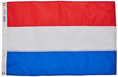 Annin Flagmakers Netherlands Flag USA-Made to Official United Nations Design Specifications, 2 x 3 Feet (Model 195987)