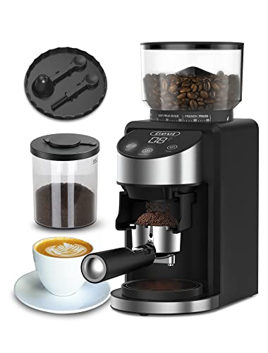 Gevi 12 Cup Programmable Drip Coffee Maker with Touch Screen, Fast and Strong Brew, Auto Shut-Off, 4-Hour Keep Warm Plate, Iced Coffee Option, Anti-Drip System, Permanent Filter