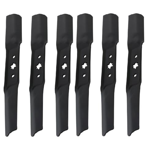 KEDAKEJI 6PCS 742-05052A 942-05052A Blades 2-in-1 Compatible with Cub Cadet Troy Bilt MTD 50 Inch Lawn Tractors and RZT Mower S50 XT1 GT50 LT50 XT2