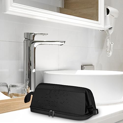 SITHON Travel Case Compatible with Airwrap/Shark FlexStyle SpeedStyle, Water Resistant Double Layer Storage Carrying Organizer Bag w/Widely Opening for Dyson Supersonic (Bag Only) (Black)