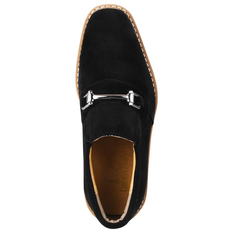 LIBERTYZENO Boys Shoes Velvet Print Penny Loafers and Slip On Wedding Party Kids Shoes Rachel Lavender 12 Little Kids